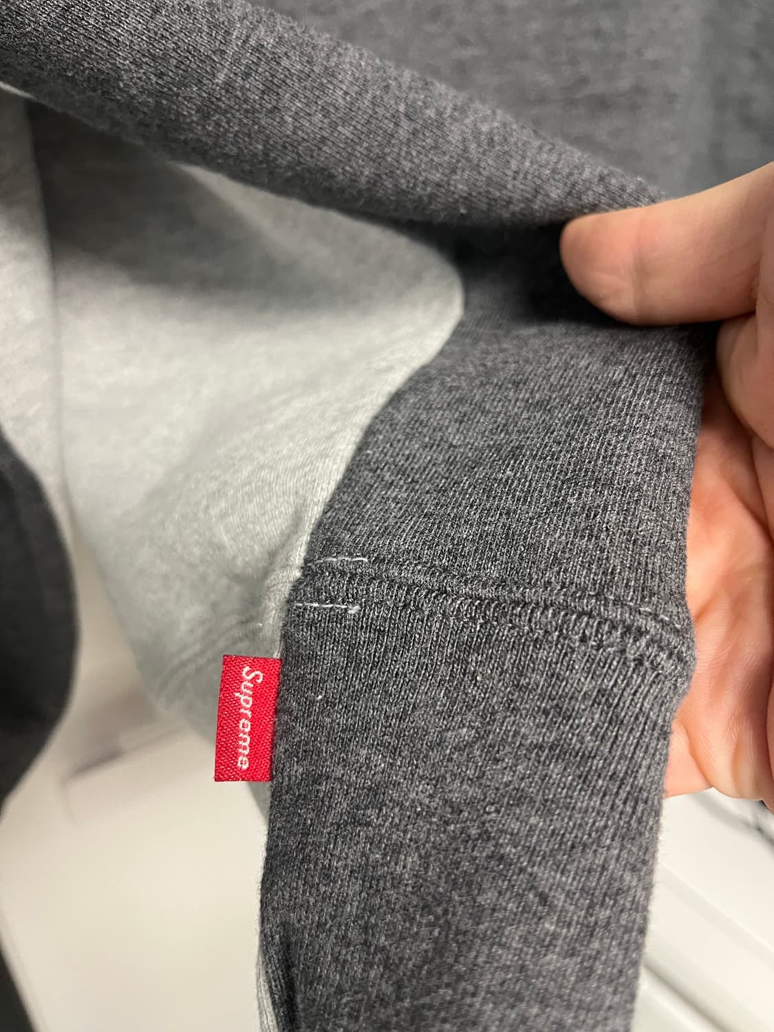 L ) 슈프림 S로고 후면 배색 후드티 상품이미지6