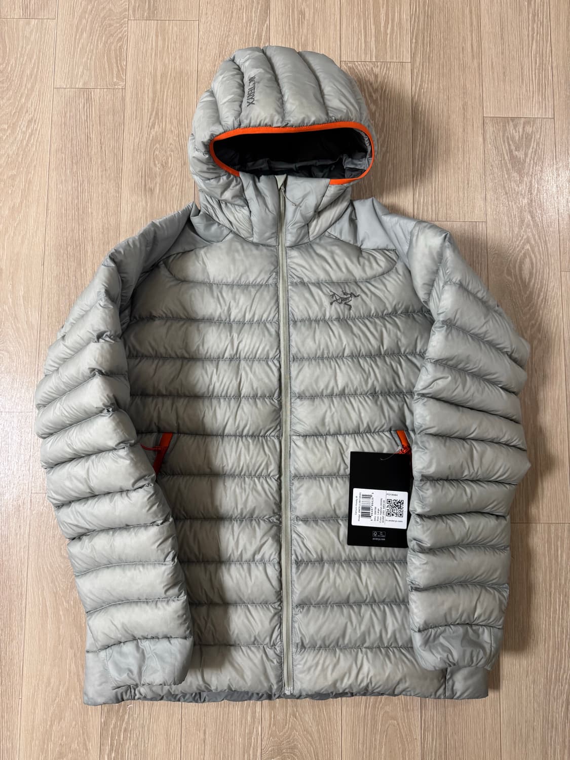 L 아크테릭스 세륨 후디 해비타트 헤비타트 패딩 자켓 그레이 상품이미지1