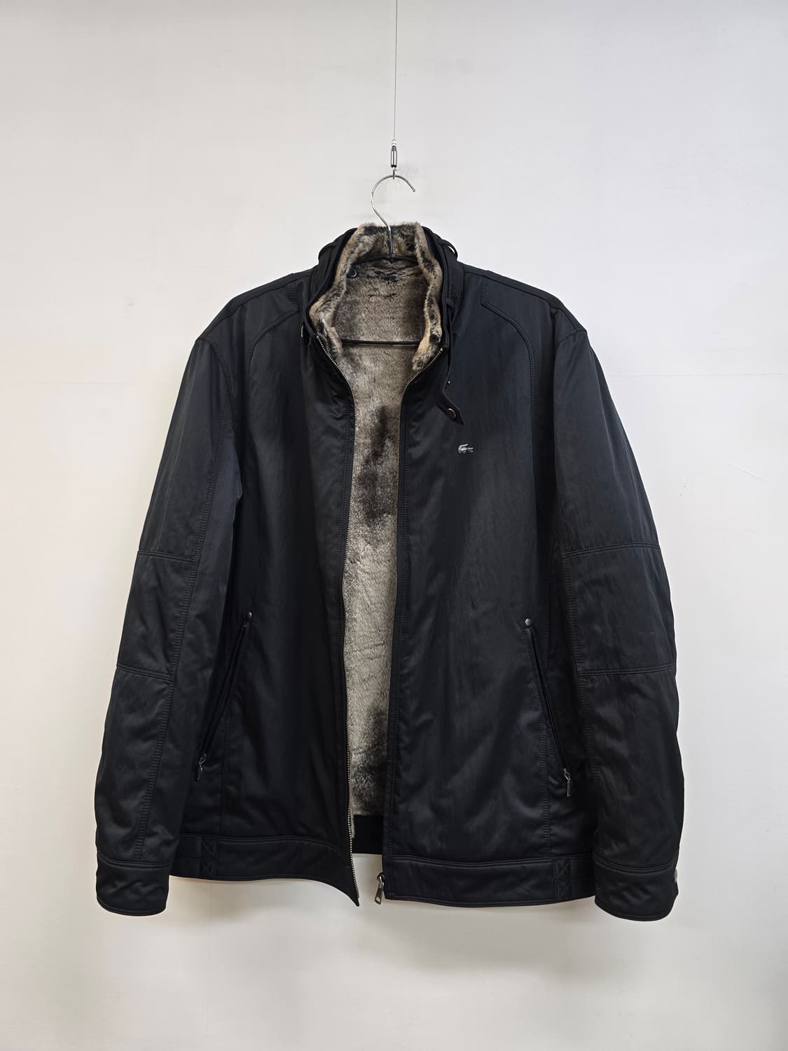 라코스테 안감털기모 블루종 집업자켓 상품이미지1