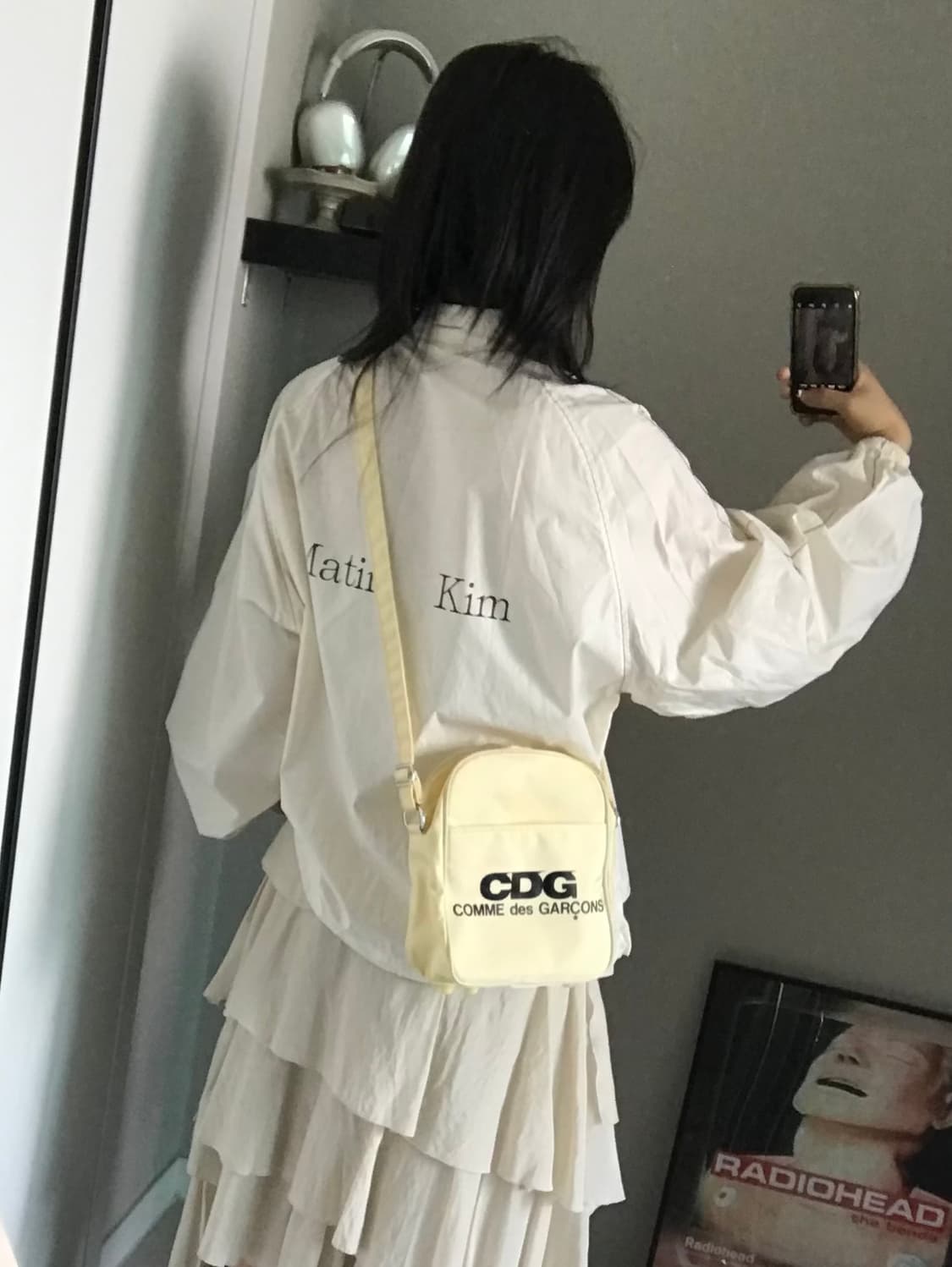 꼼데가르송 CDG 숄더백 아이보리 상품이미지1