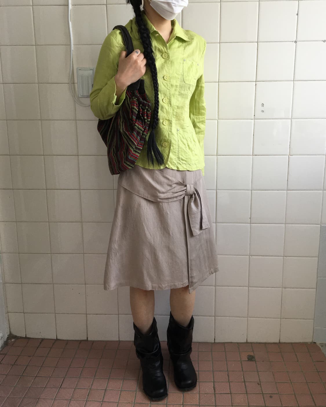 Ribbon mood point midi skirt 상품이미지6