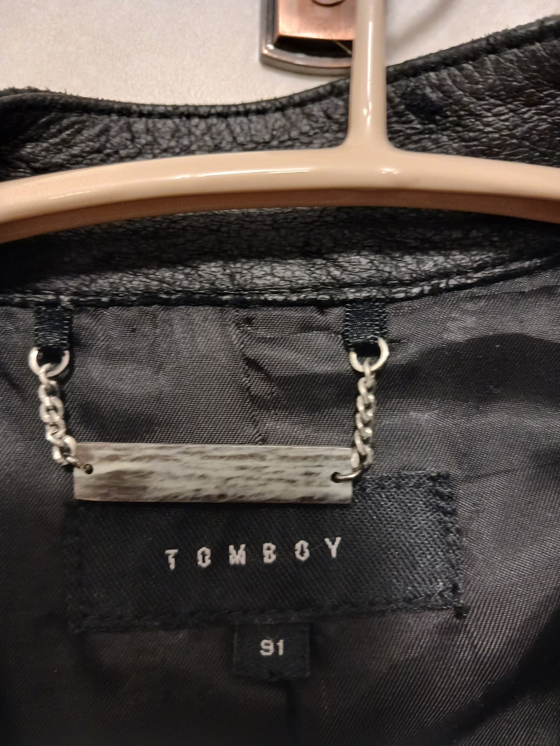 톰보이 정품 여성 돼지가죽 100% 소재 자켓 91-94-165 상품이미지2