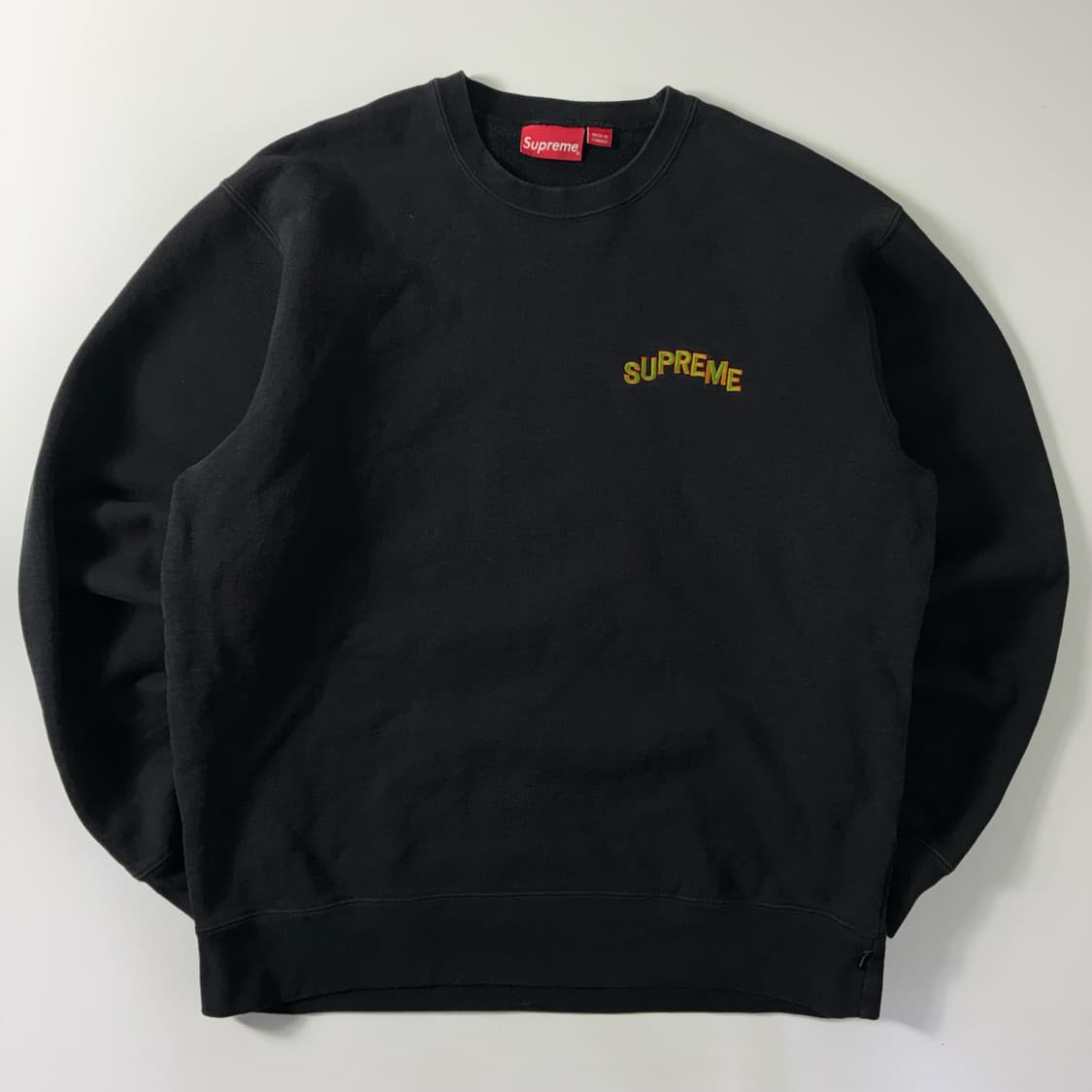 Supreme  슈프림 스텝 아크 크루넥 블랙 맨투맨  상품이미지1
