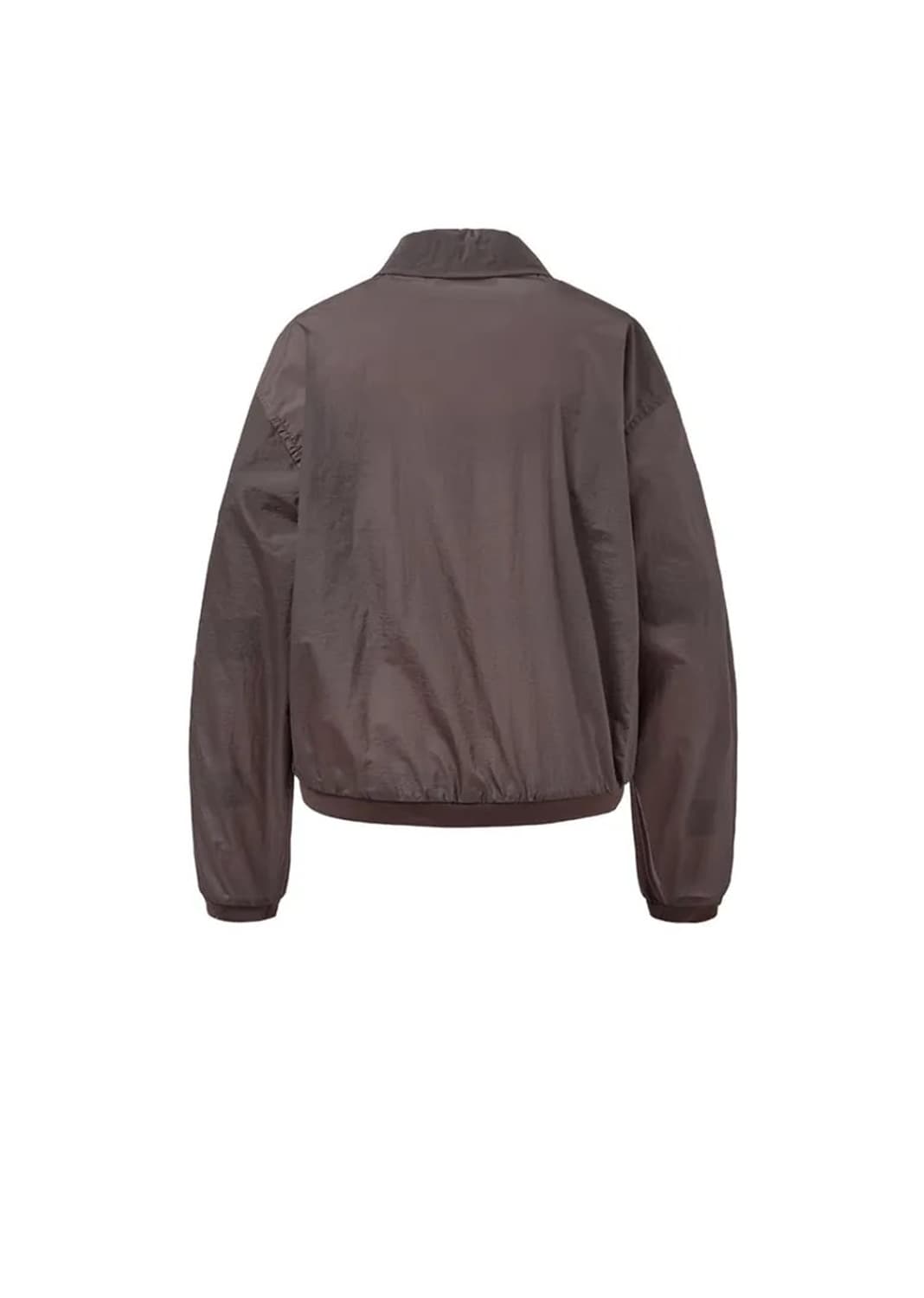 [L] 아모멘토 SHEER ZIP-UP SHIRTS 셔츠자켓 버건디 상품이미지2