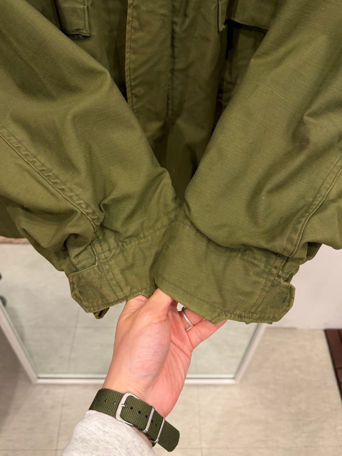 80s Military U.S.Army 미군 오리지날 M-65 필드 자켓 상품이미지4