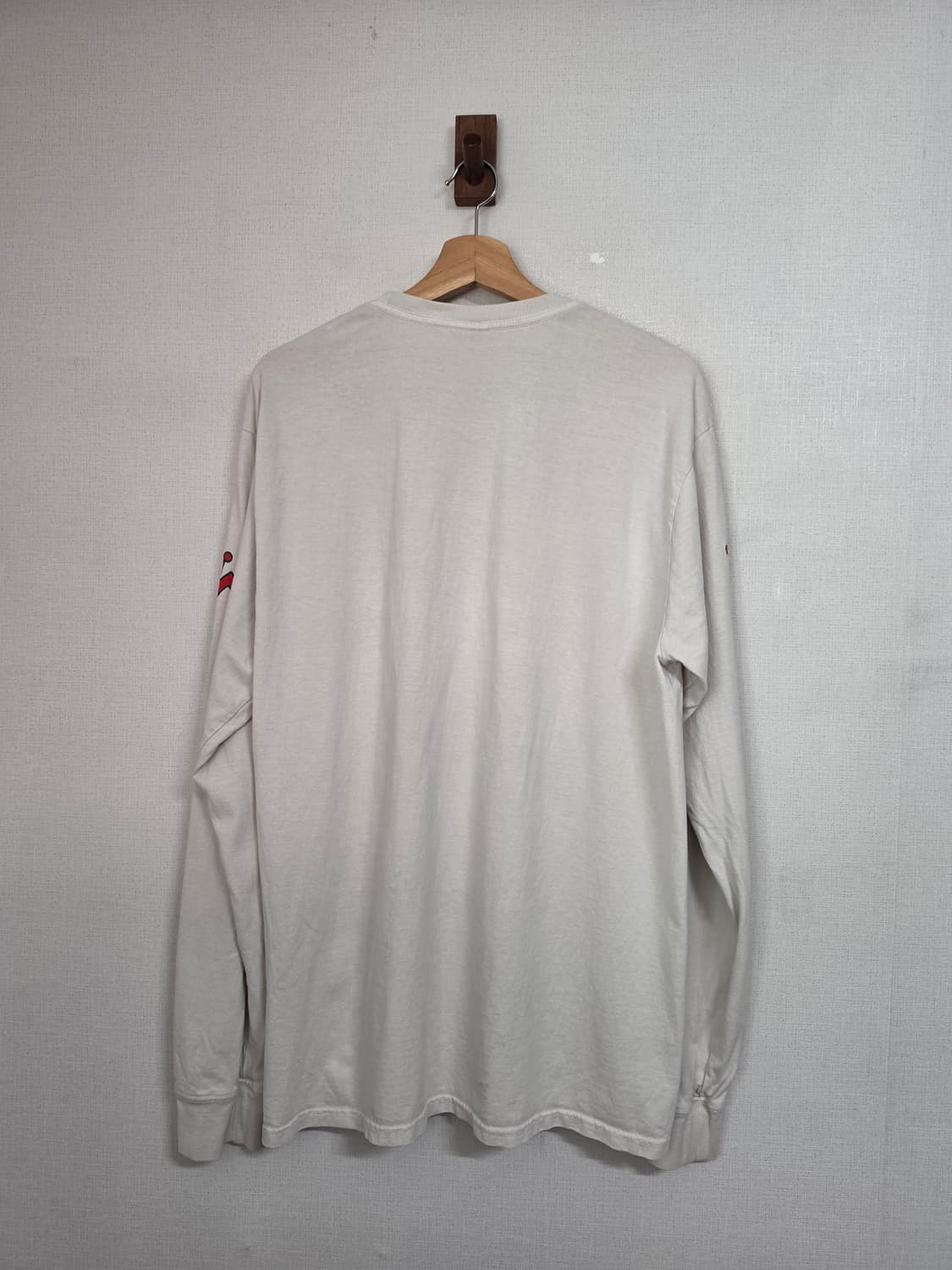 스투시 점보 피그먼트 다이드 화이트 롱슬리브 L 상품이미지3