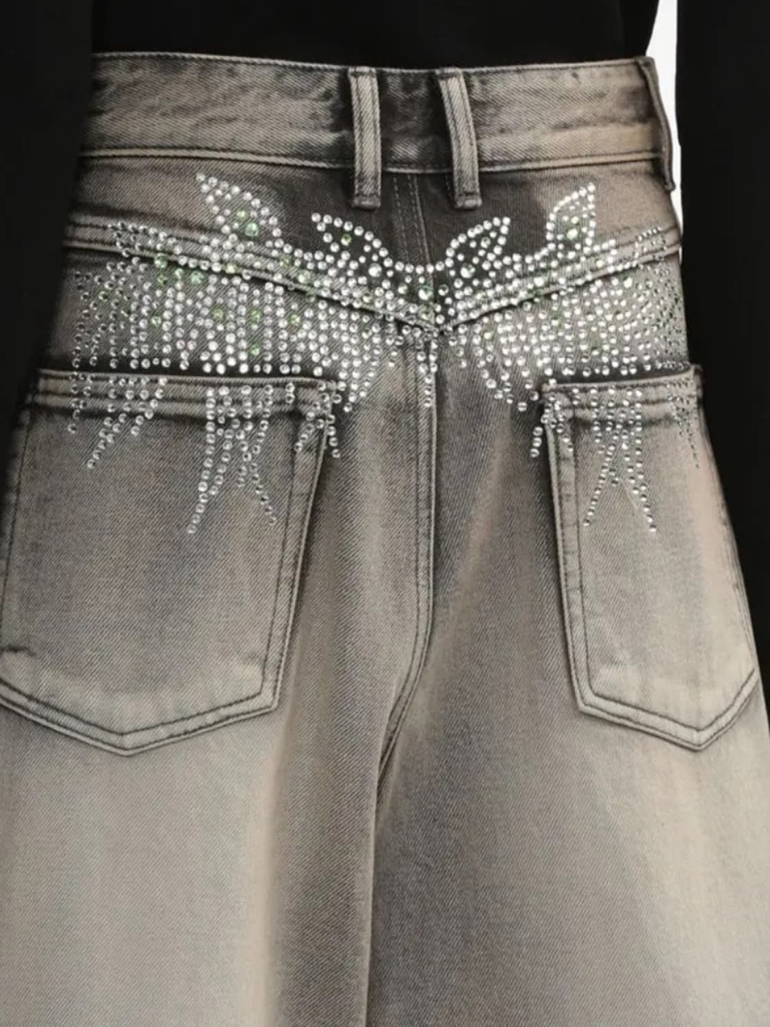 (새 상품) WE11DONE 보석 데님 쇼츠 상품이미지3