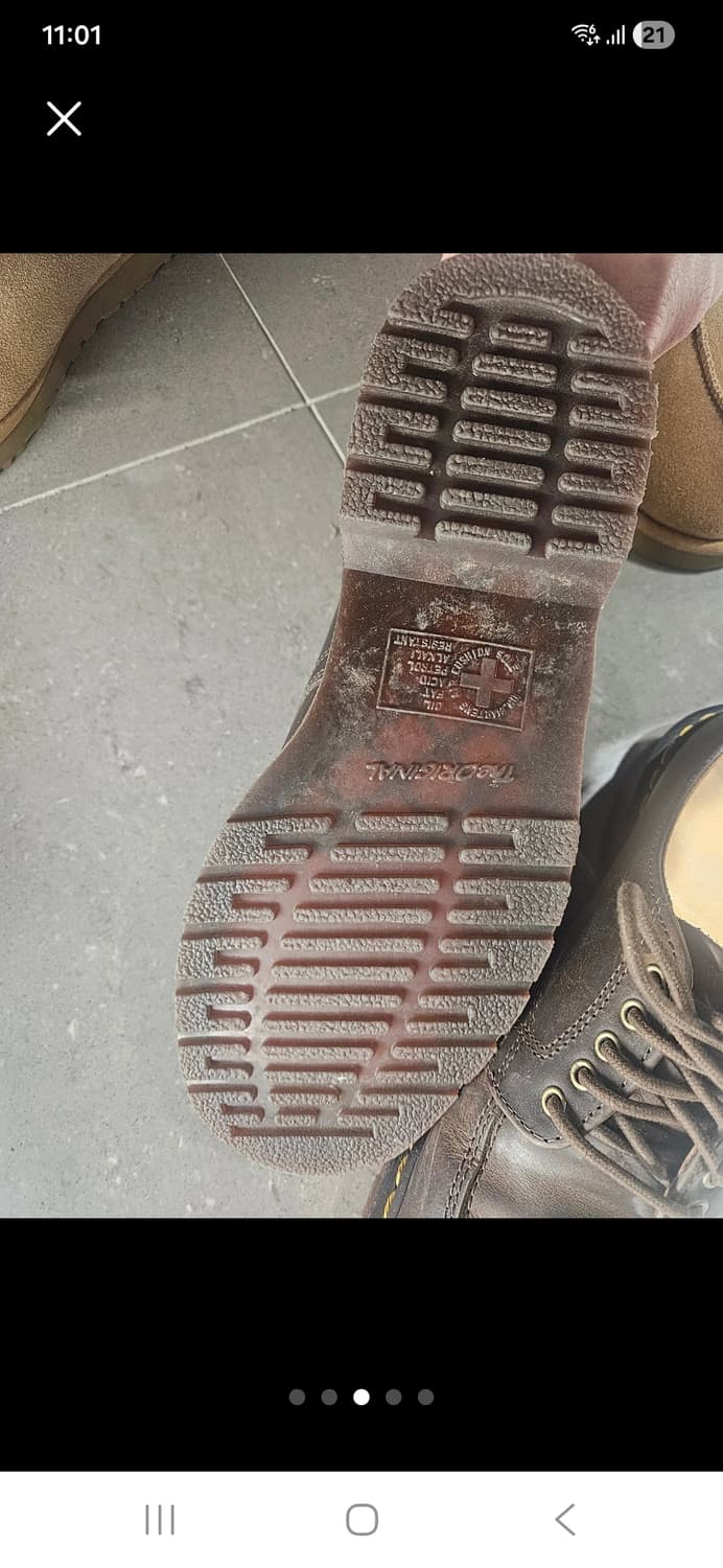 (거의새거)닥터마틴 2046 유팁 브라운 로퍼 250 상품이미지3