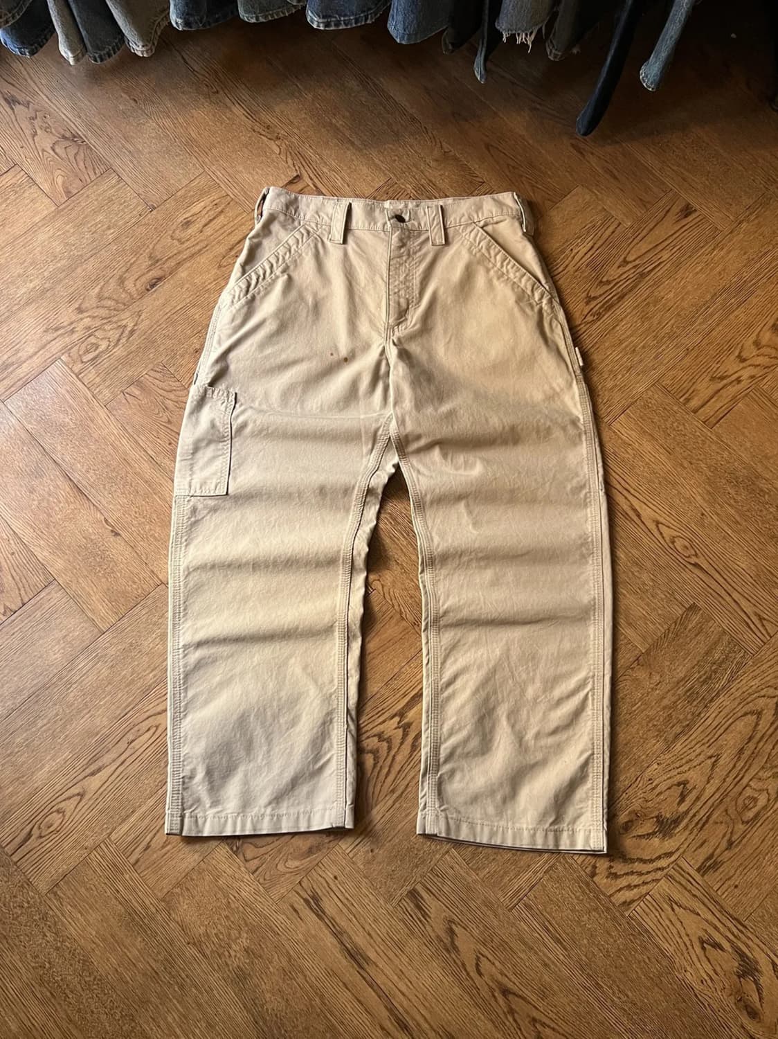 [32]칼하트 USA 탄 싱글니 카펜터 워크 팬츠 상품이미지1