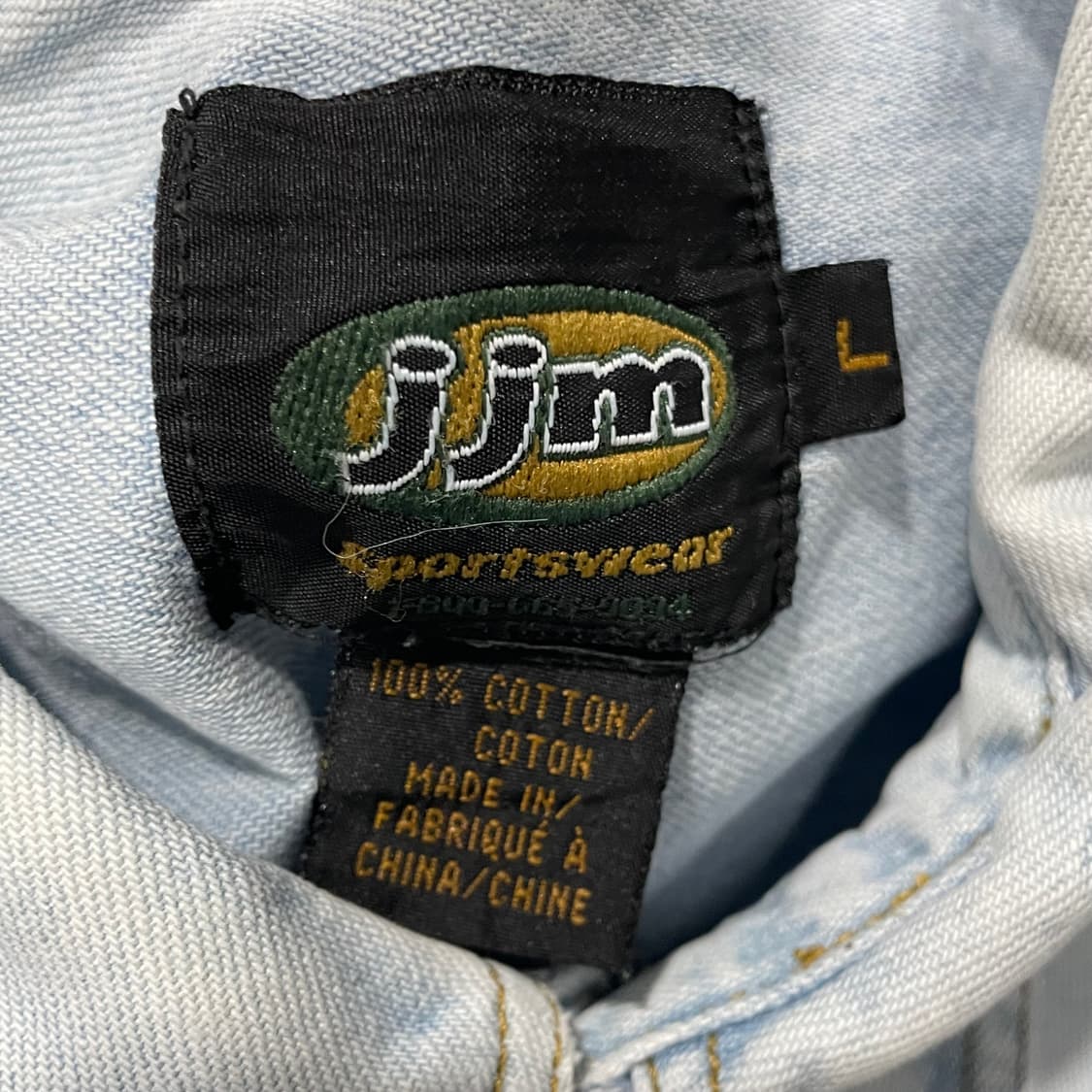 하드락 카페 굿즈/ 스카이돔 체스트로고 데님 셔츠/ L 상품이미지7