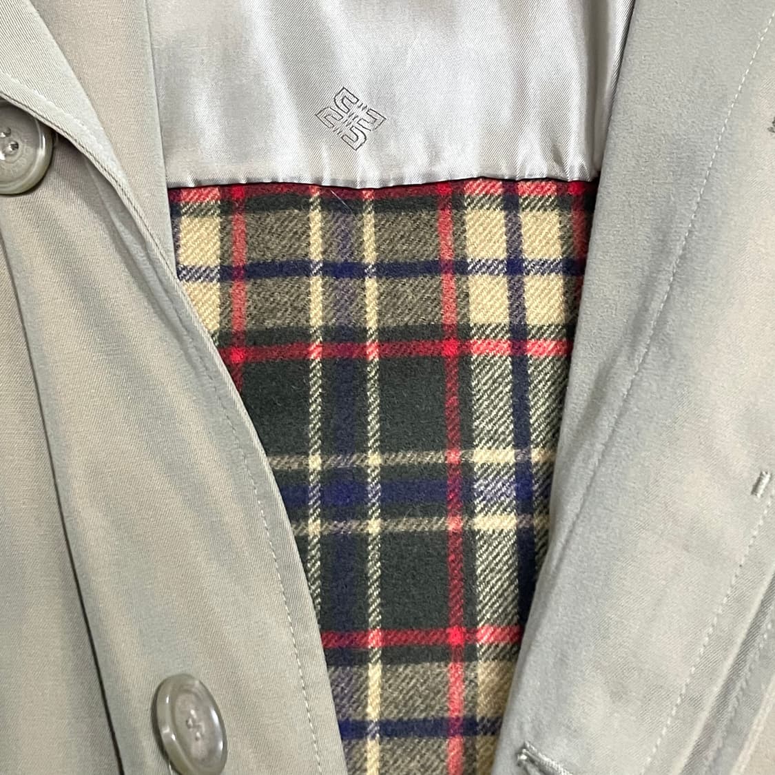 닥스 카키 나그랑 롱코트(내피 허리띠 풀세트) 남성100 상품이미지5