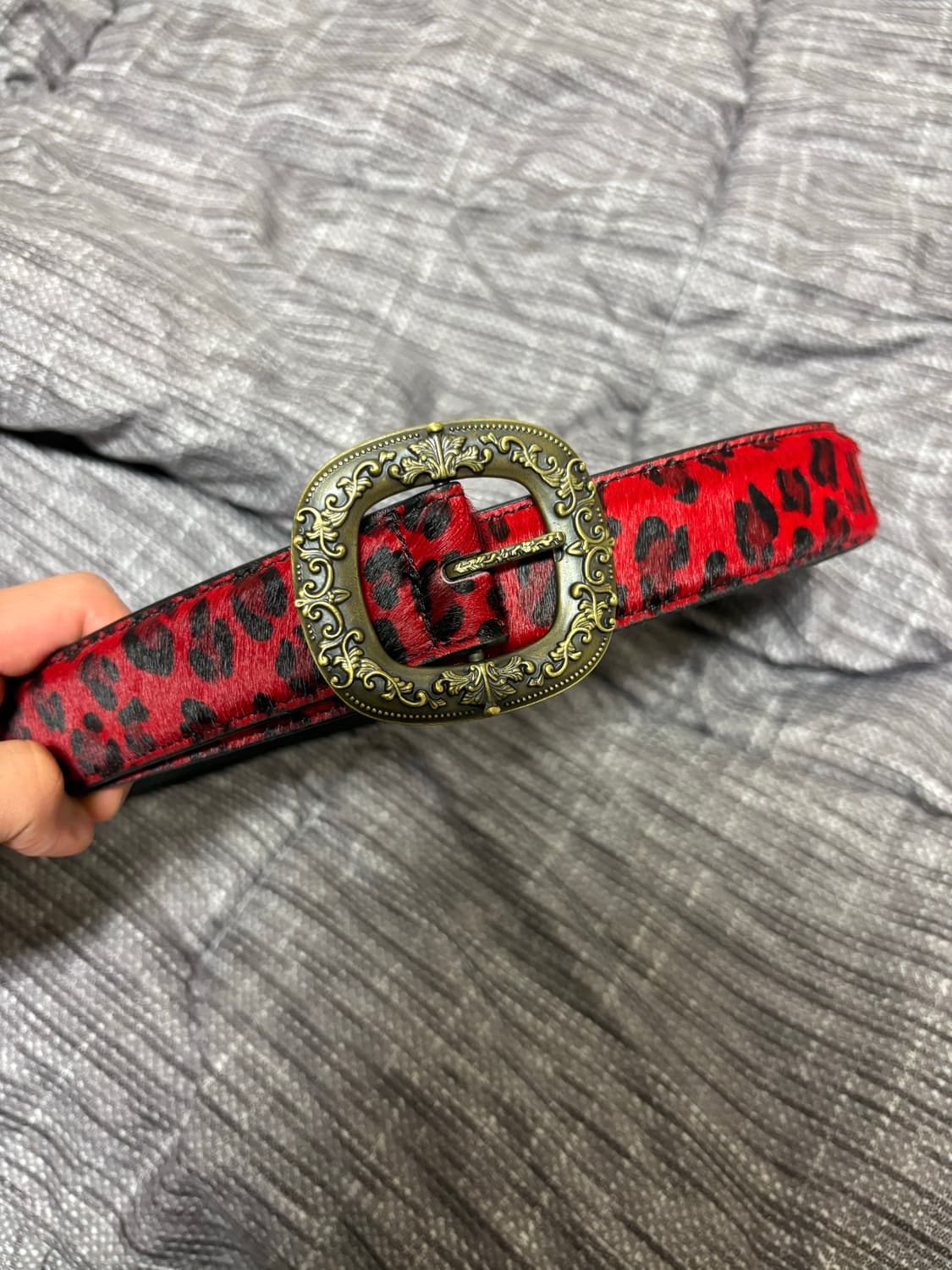 언더마이카 벨트 레오파드 1사이즈 상품이미지2