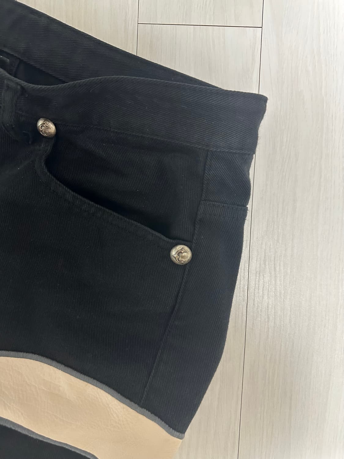 떠그클럽 TC 레더 팬츠 블랙 2 사이즈 상품이미지5