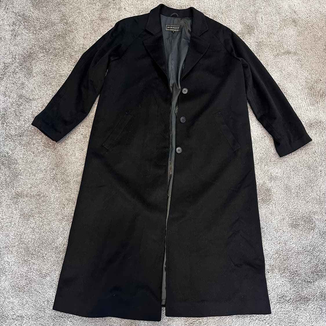 빈티지 미아카르나 퓨어 캐시미어 롱 코트L 상품이미지6