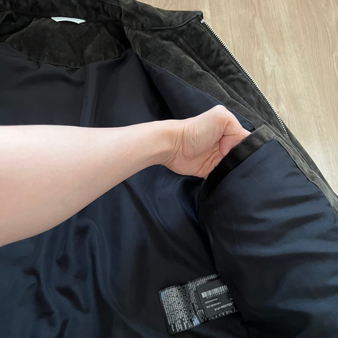 [ZARA] 자라 벨루어 릴렉스 트윌자켓 상품이미지7