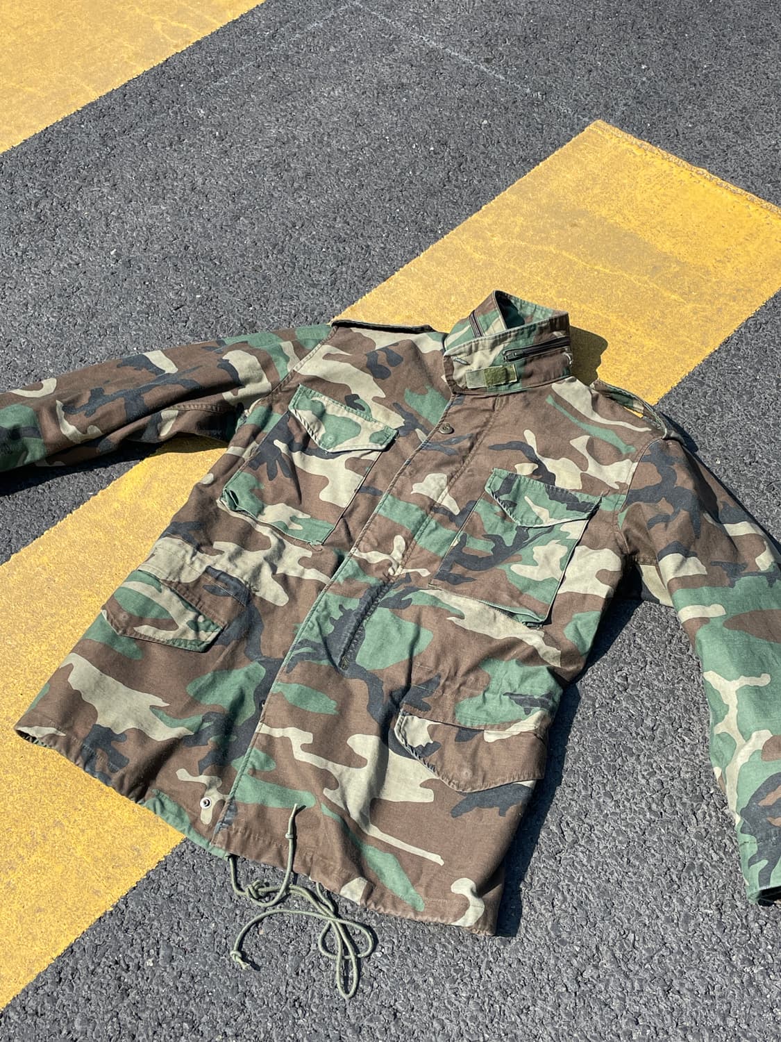 80's 알파인더스트리 우드랜드 m65 야상 상품이미지2