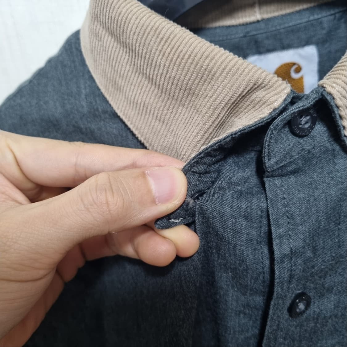 칼하트 코듀로이 칼라 셔츠 상품이미지3