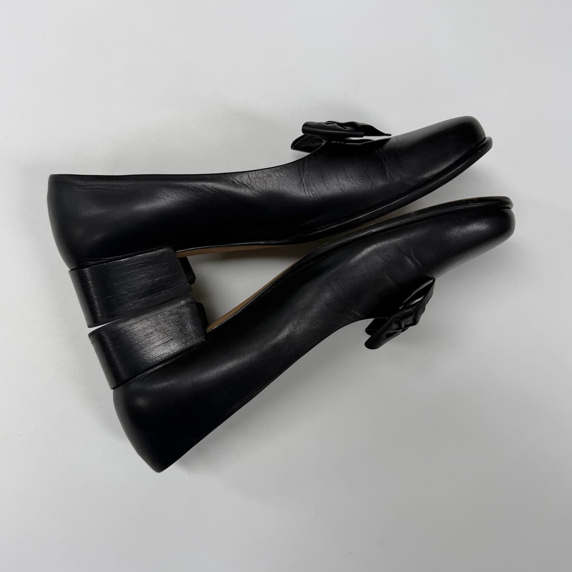 90s Margaret Howell ribbon loafers 상품이미지7