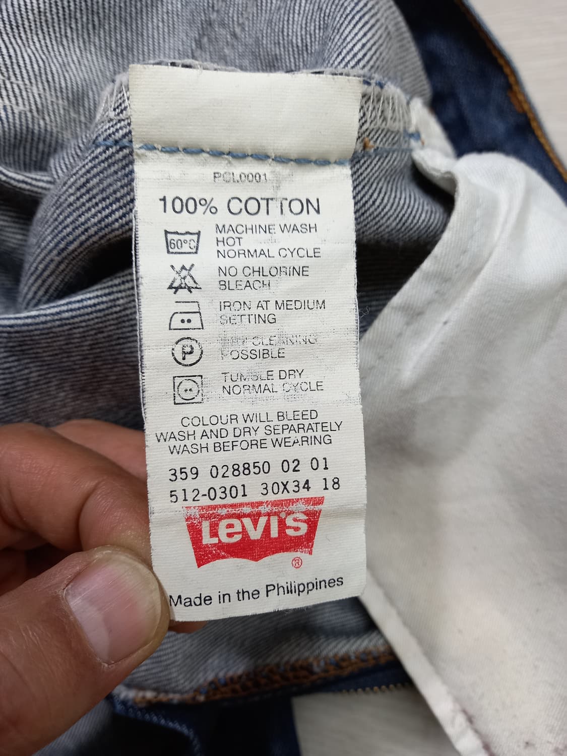 30 01's 리바이스512 할로윈판 세미와이드진 30-158 상품이미지9