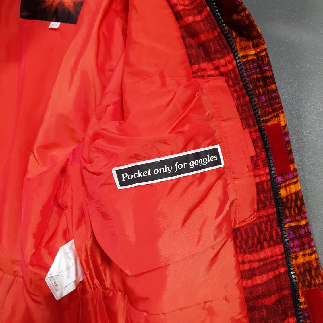 실측 XL 일본 빈티지 미즈노 90s 올드스쿨 스키 패딩 봄버 자켓 희귀 상품이미지7