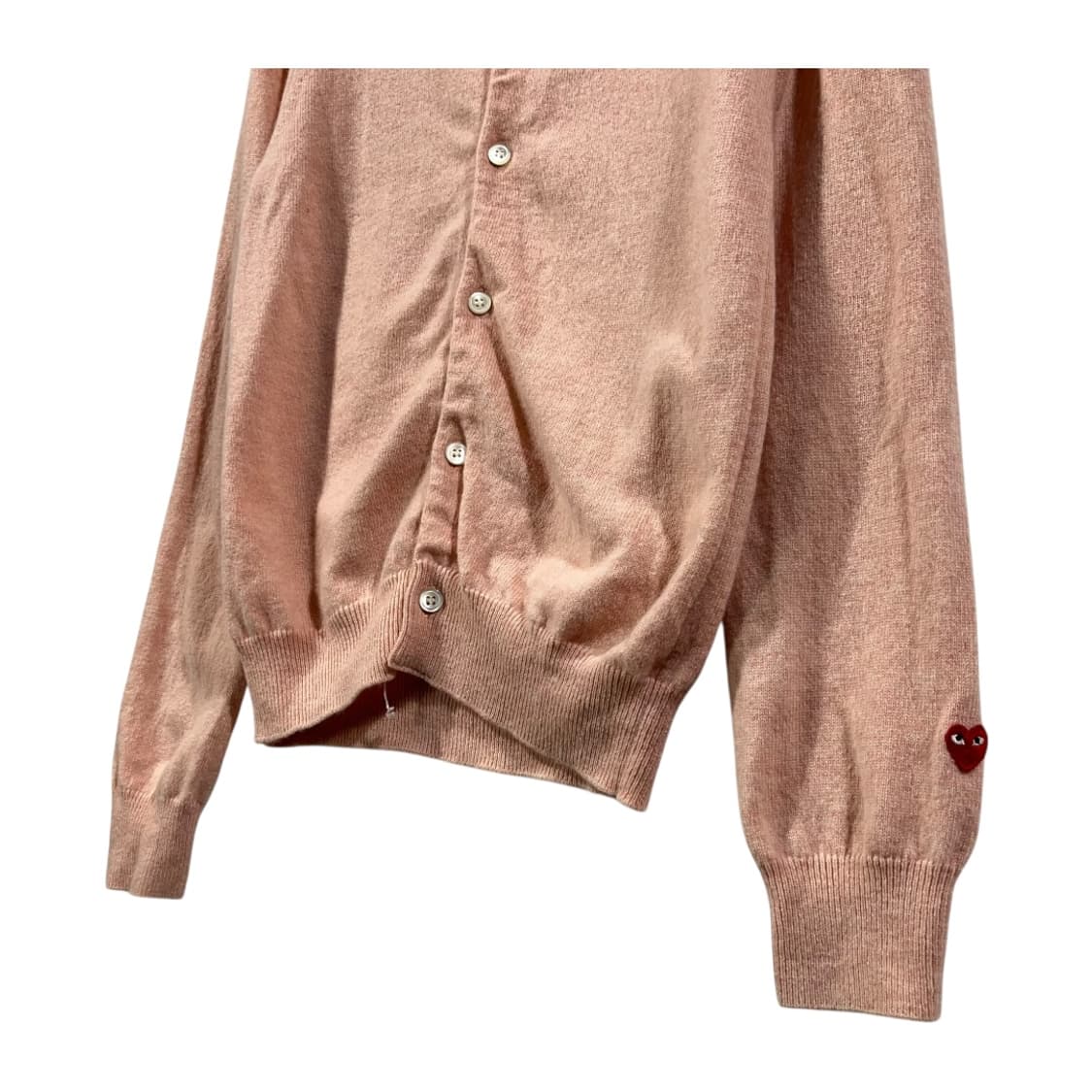 [CDG] 꼼데가르송 플레이 하트로고 울 가디건 상품이미지3