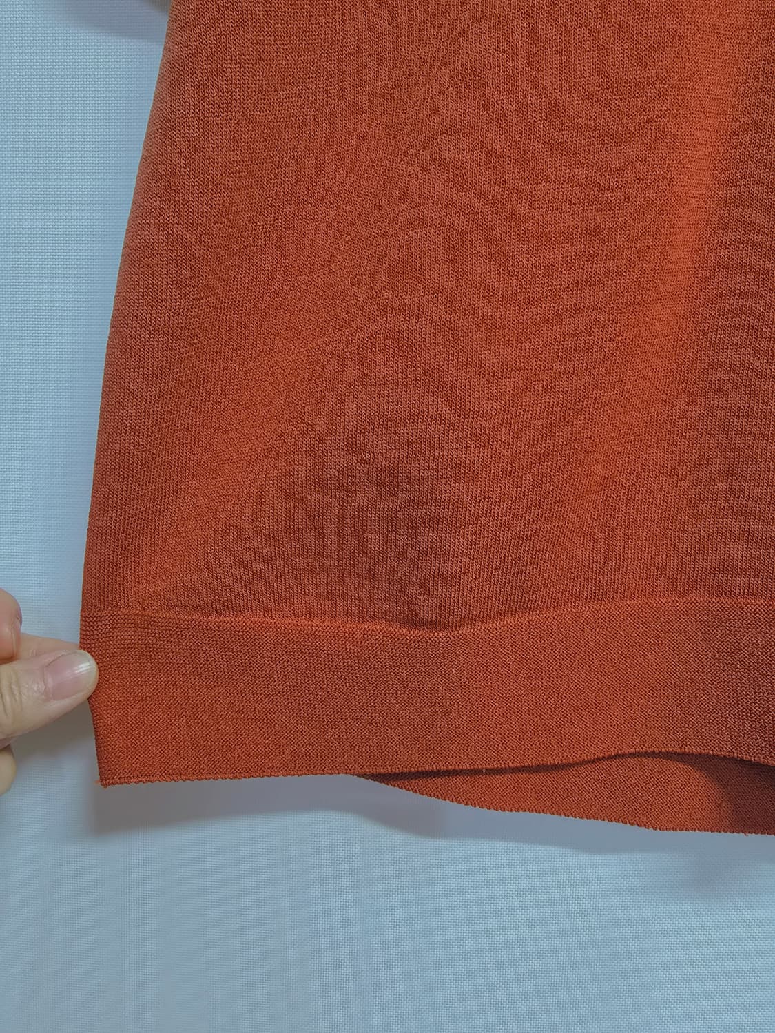 SYSTEM 브이넥 반팔 니트 상품이미지4