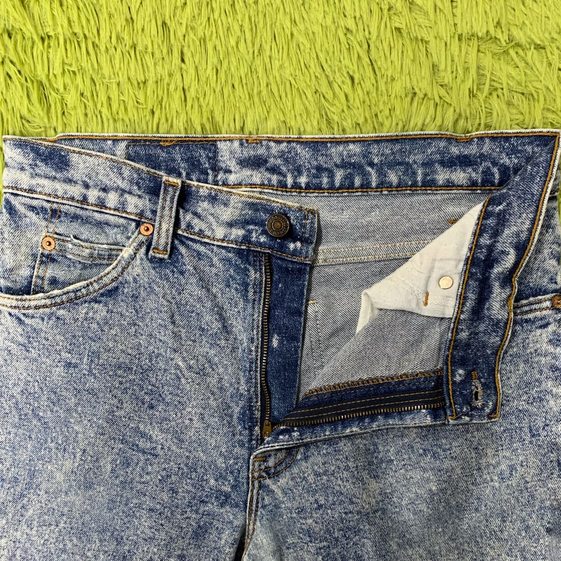 [31] 80's 리바이스 511 오렌지탭 데님팬츠 Made In USA 상품이미지4