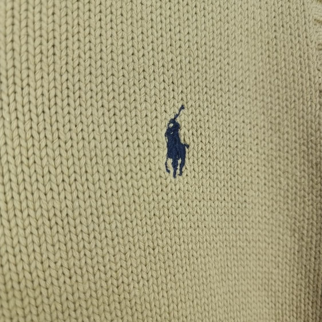 [폴로 랄프로렌] 포니 로고 자수 니트 베스트 조끼 베이지 M18339 상품이미지6