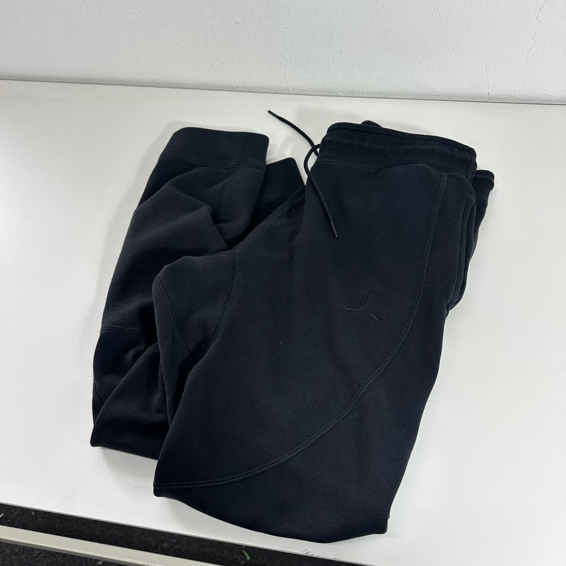 M 나이키 X 조던 블랙 기본로고 루즈핏 밴딩 스웻 조거팬츠 상품이미지2