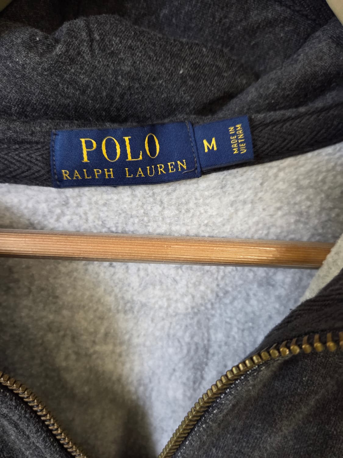 폴로 M 후드집업 안감 기모 상품이미지2