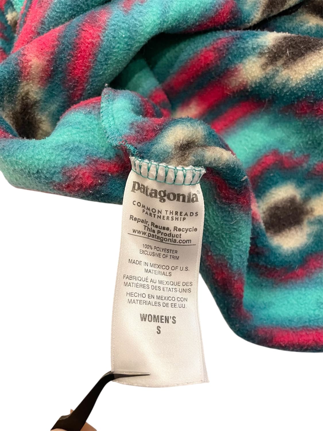 파타고니아 플리스 반폴라 자켓 S 상품이미지7