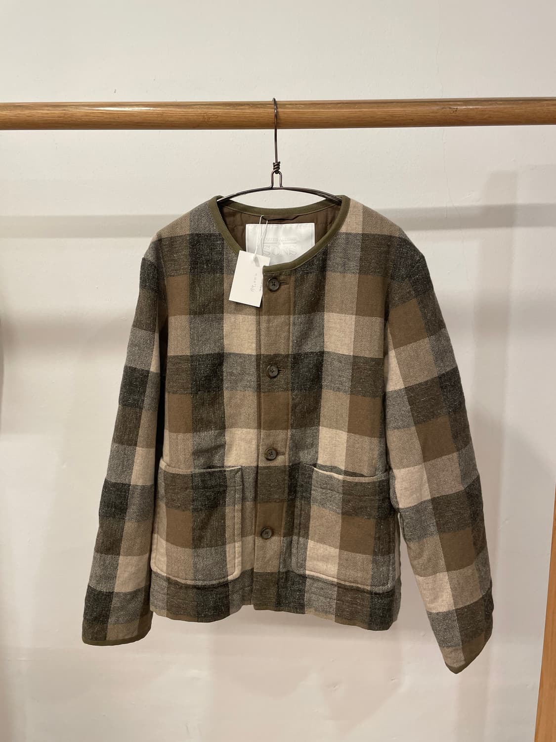 UNITED ARROWS CHECK JACKET 상품이미지1