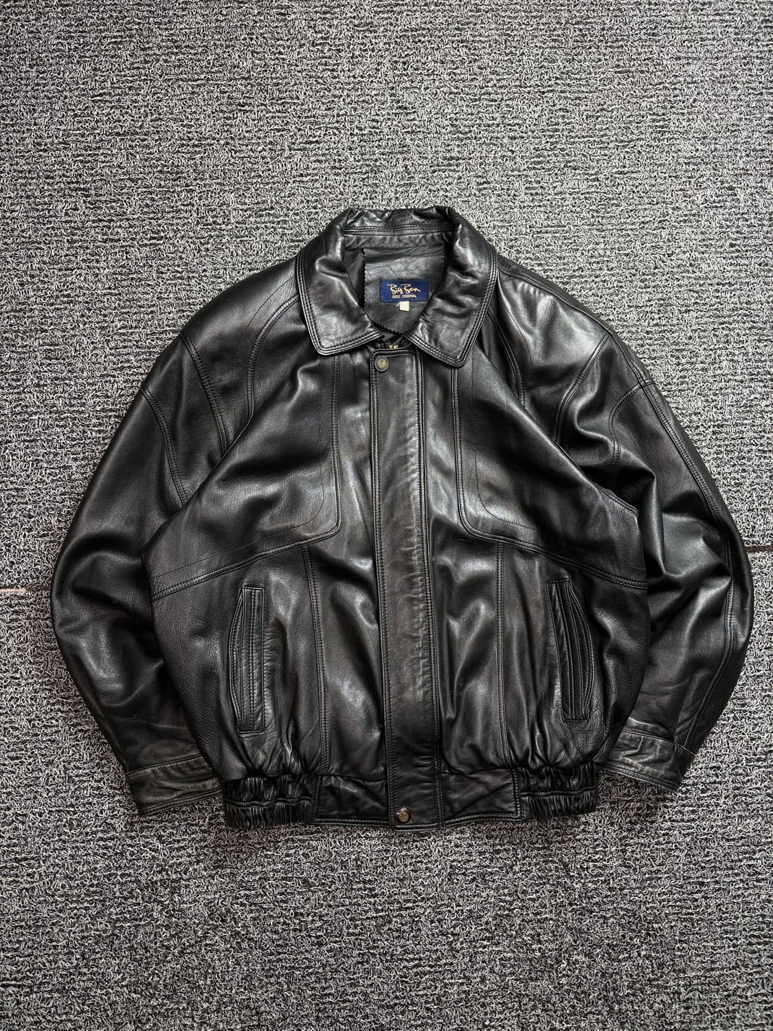 BIGBEN 아카이브 램스킨 레더 봄버자켓 2124 상품이미지2