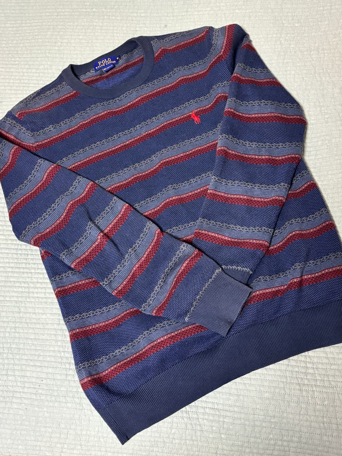 폴로 랄프로렌 스트라이프 니트 M 상품이미지1