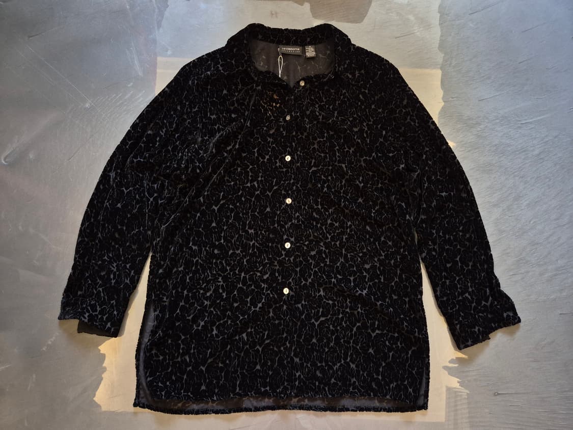 LIZ claiborne 벨루어 시스루 셔츠 상품이미지2