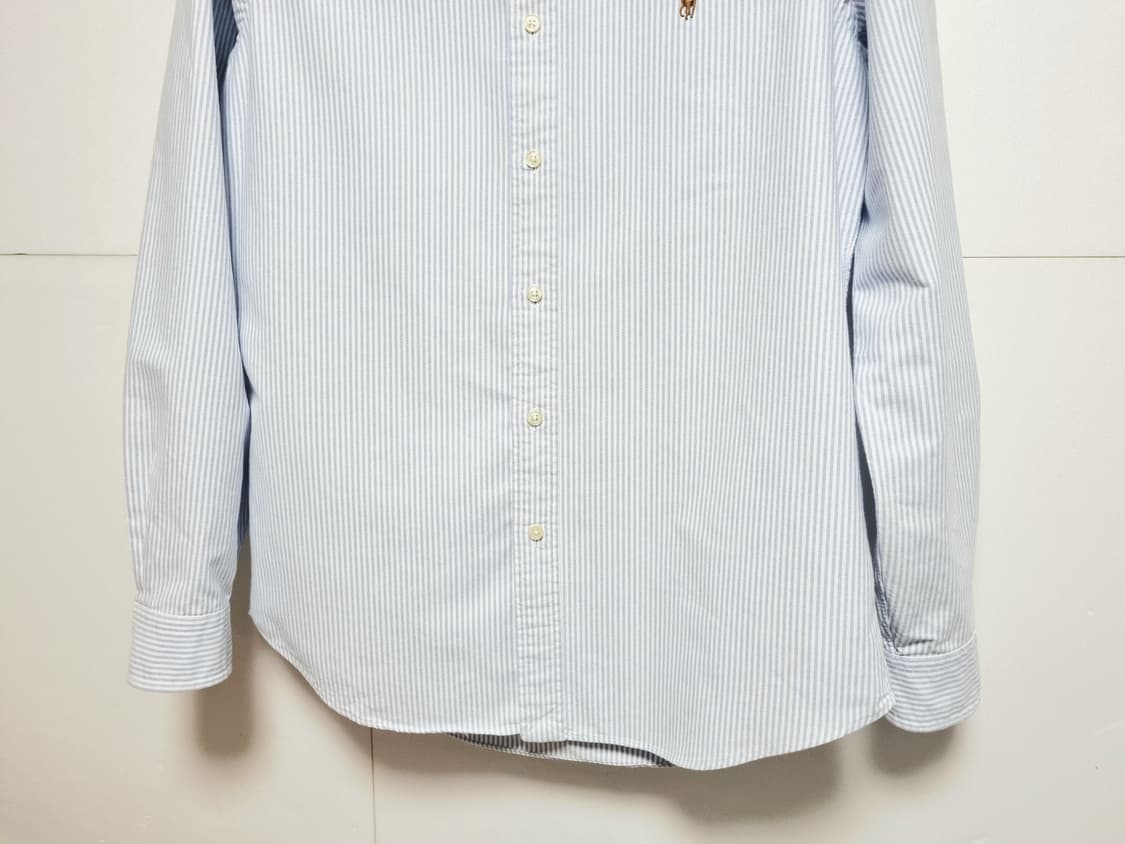 남성 폴로 클래식핏 옥스퍼드 옥스포드 스트라이프 긴팔 남방 셔츠 상품이미지9