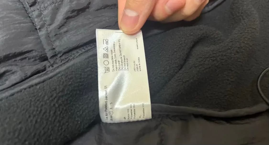 오호스 경량패딩 OJOS air padded jacket01/black 상품이미지4