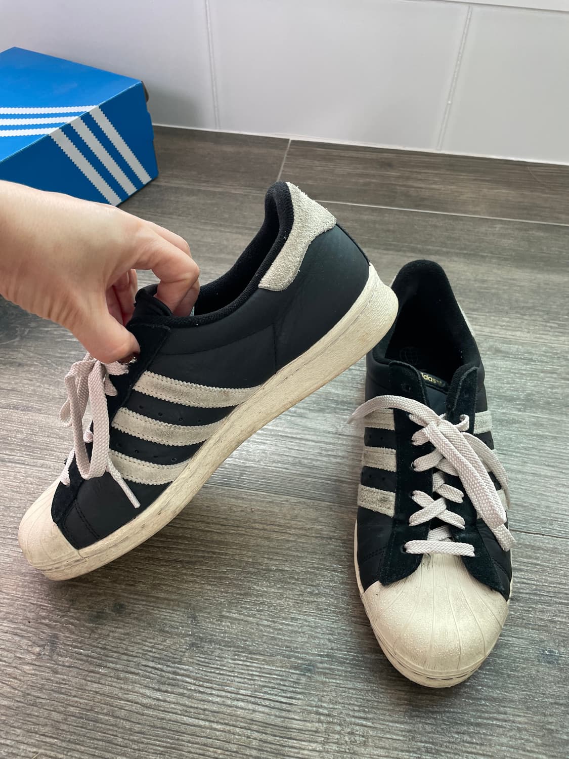 아디다스 슈퍼스타82 검흰 275 상품이미지2
