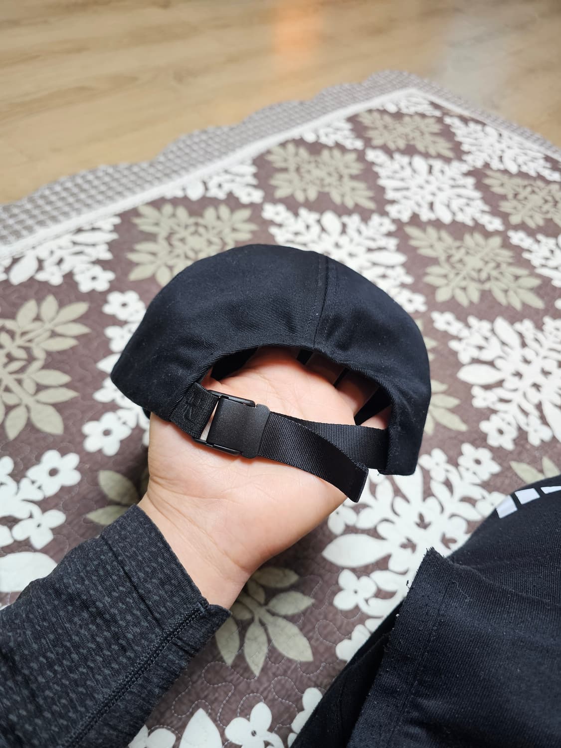 나나미카 코튼 트윌 볼캡 모자 블랙 판매합니다 상품이미지2