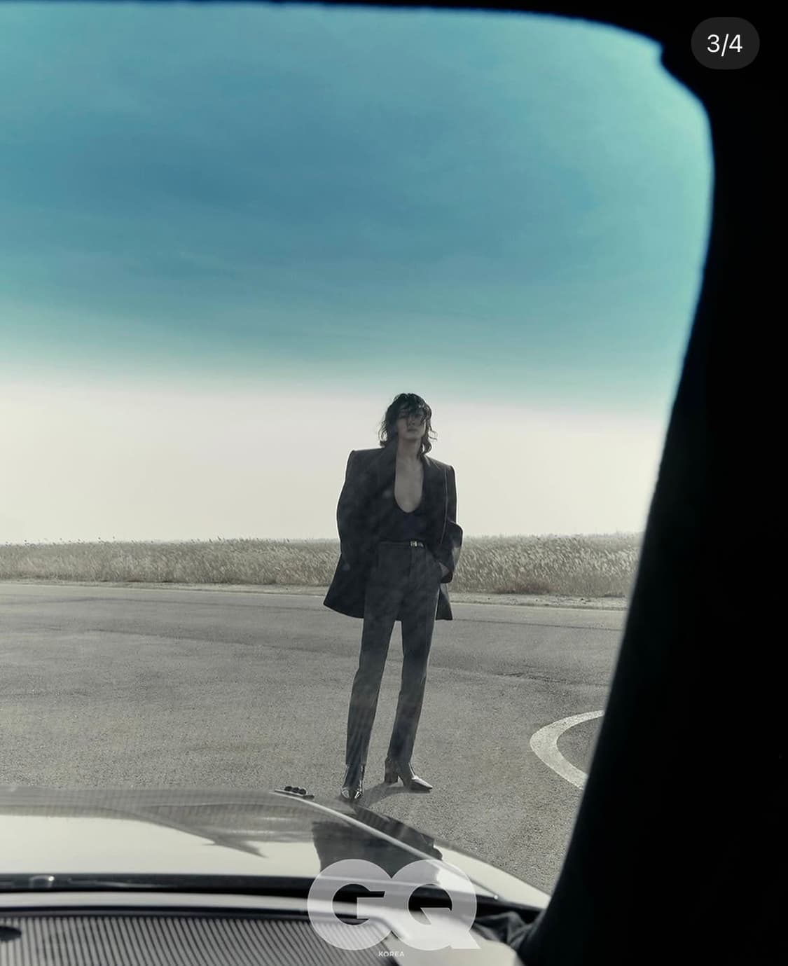 생로랑 / 핀스트라이프 더블 자켓 / 50 상품이미지2