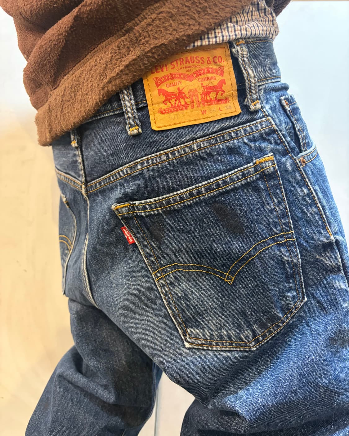 90s LEVIS 517 denim boots cut jeans 상품이미지3