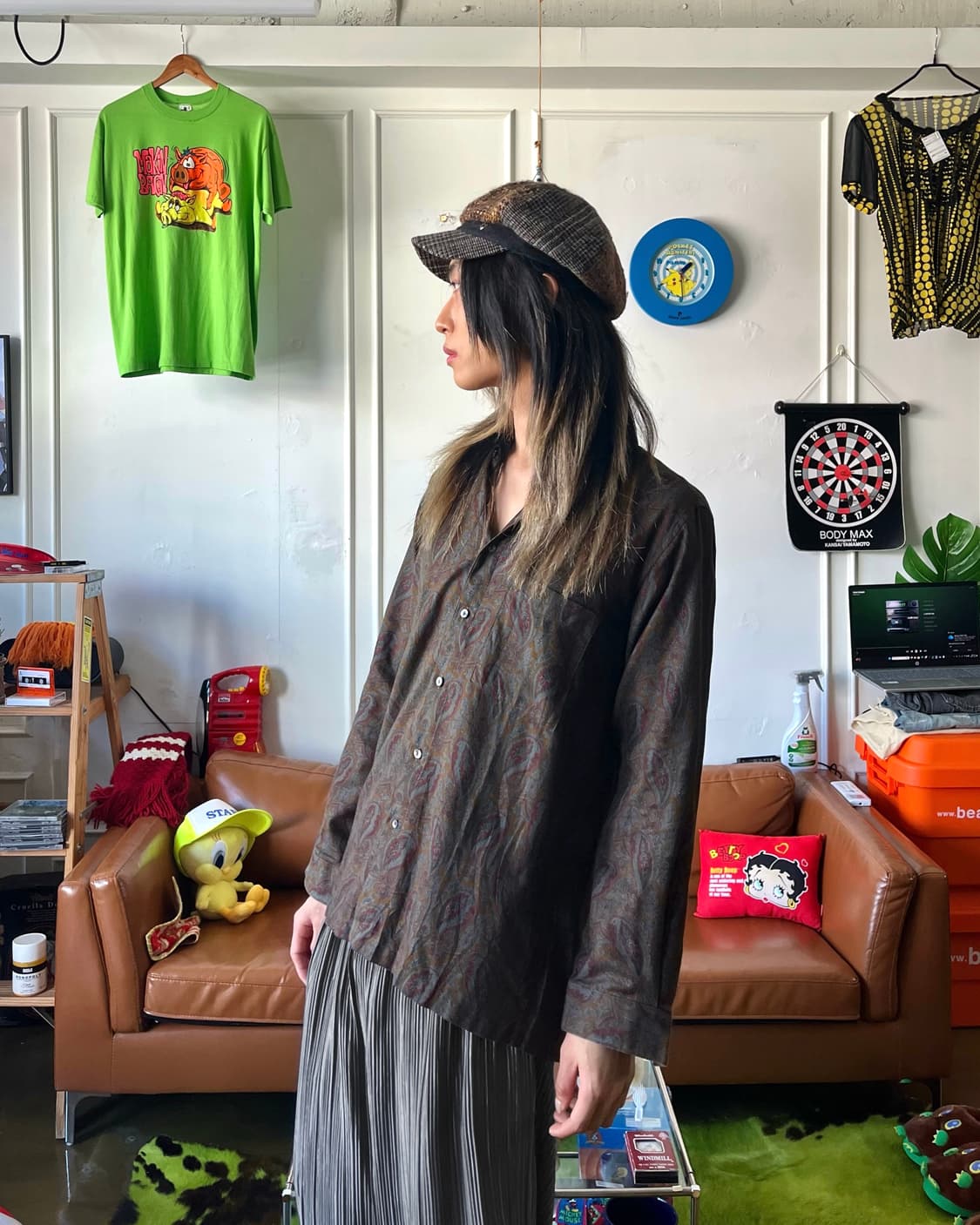 90-00s Pierre Balmain Old Paisley Shirt 상품이미지2