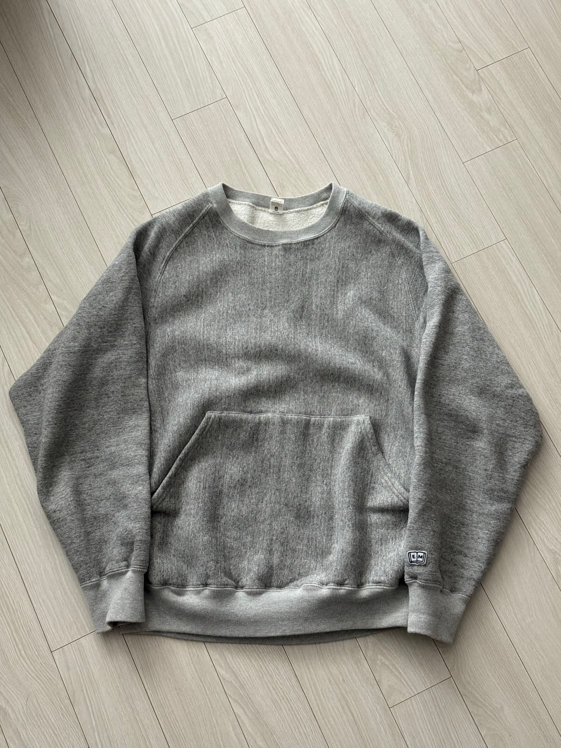 Ends and means 크루넥 스웻 히터 그레이 M 상품이미지1