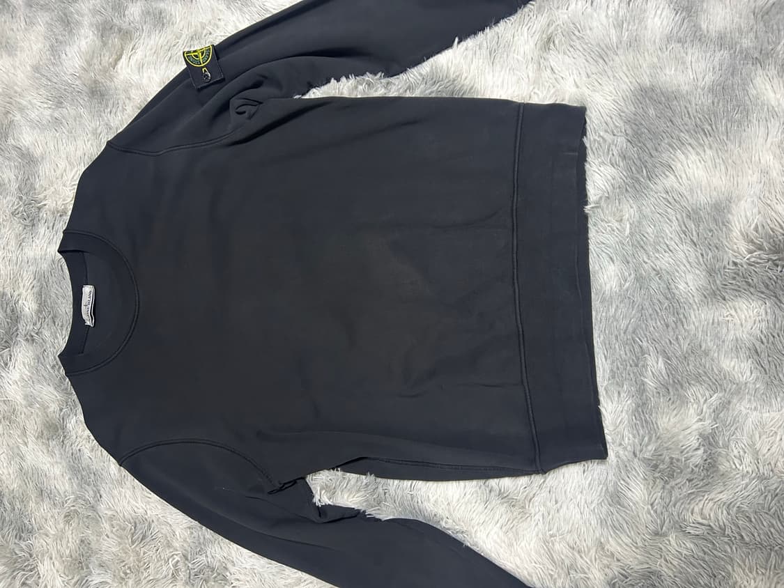 24ss 스톤아일랜드 맨투맨 블랙 XL 상품이미지1