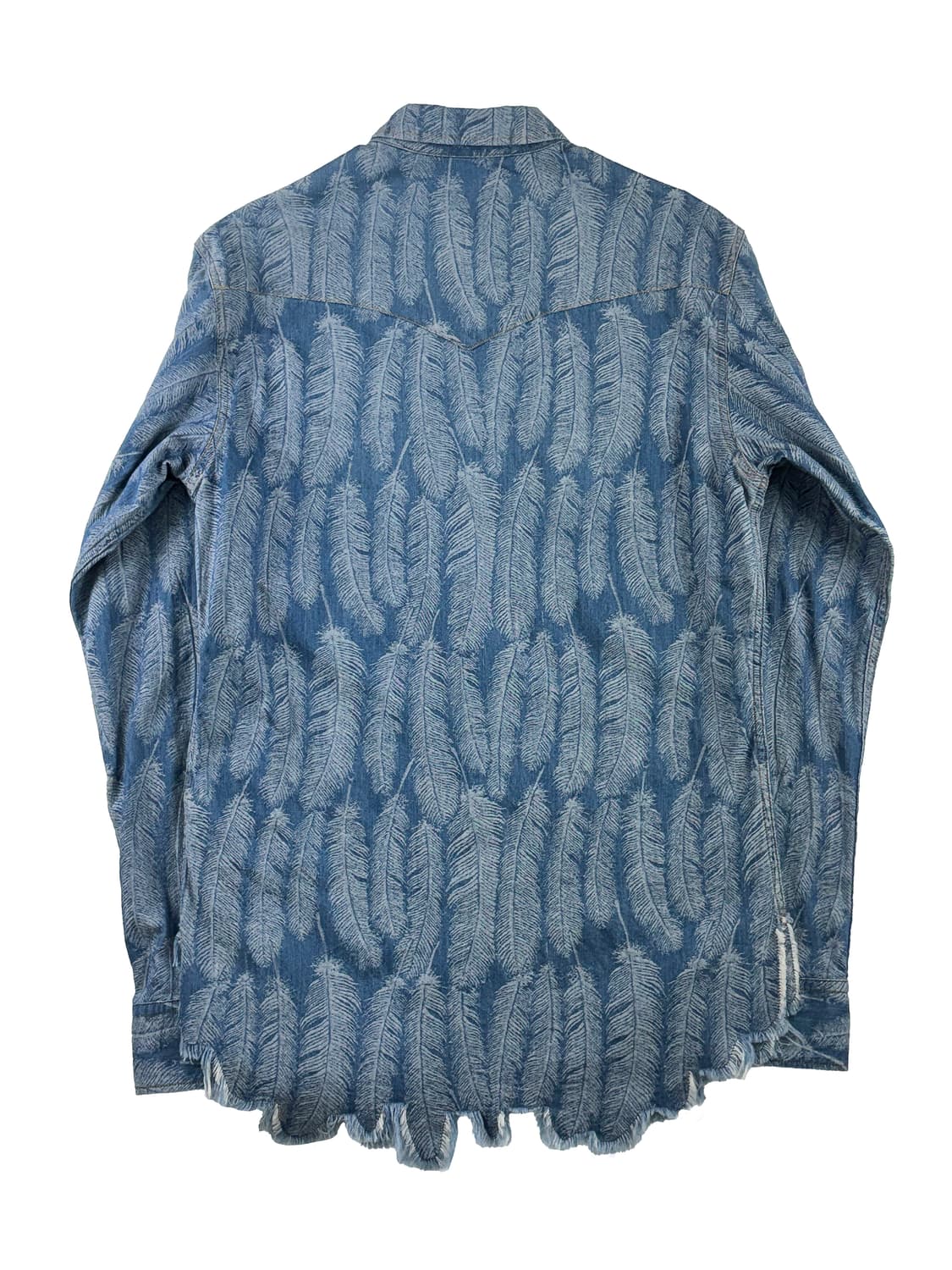 캐피탈 5온즈 맥파이 데님 웨스턴 셔츠 라이트 인디고 (새상품) 상품이미지5