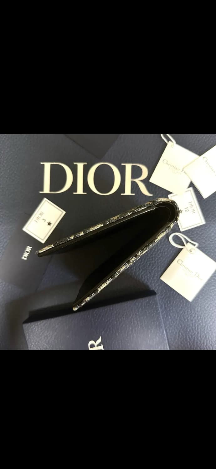 [S+급/크림판] 디올 오블리크 반지갑 베이지 상품이미지6