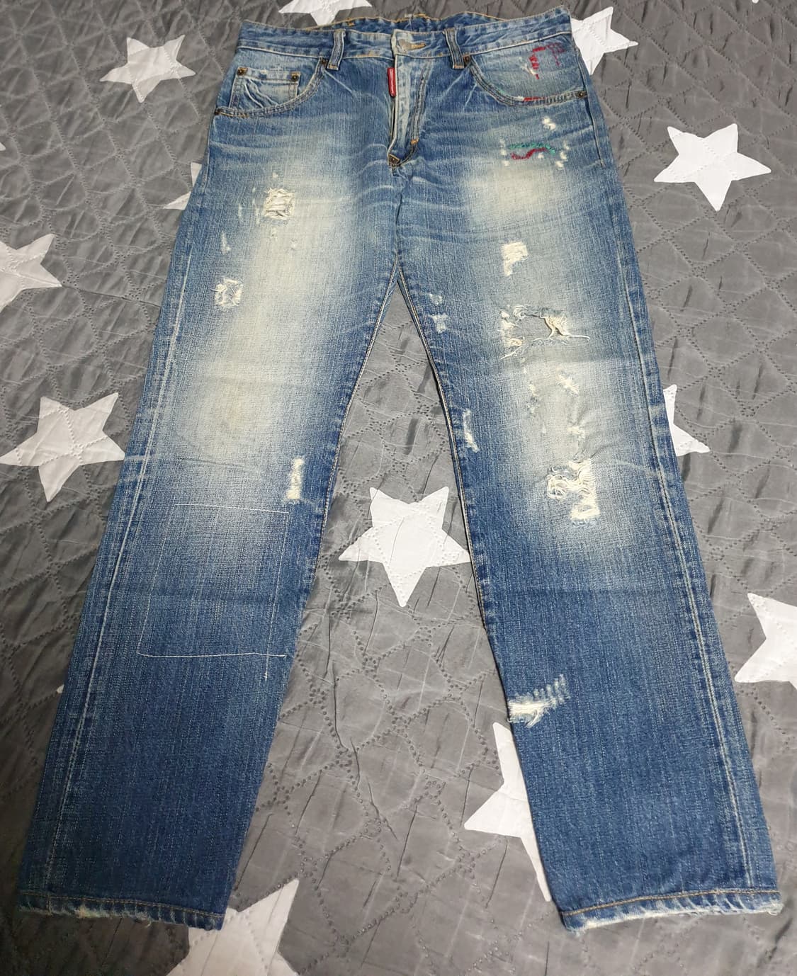 (정품)디스퀘어드2 레트로 디스트로이드 스티치 진 (32) 상품이미지1