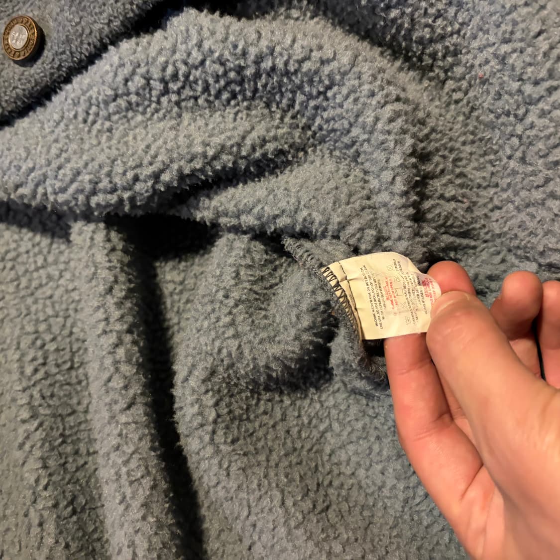 90s usa Patagonia synchilla blue jacket 상품이미지6