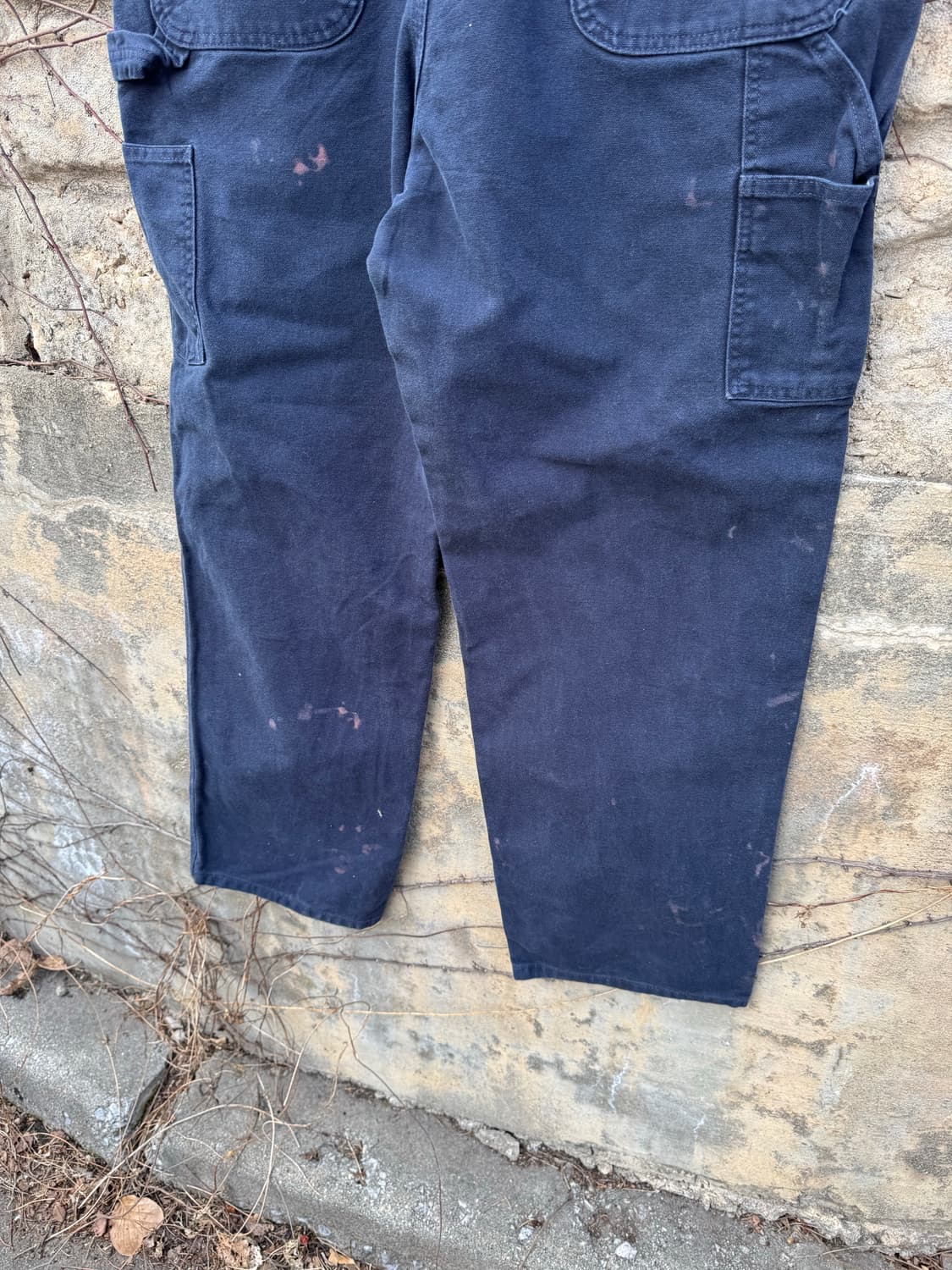 칼하트 빈티지 b11 mdt 네이비 싱글니 카펜터 워크 팬츠 상품이미지6