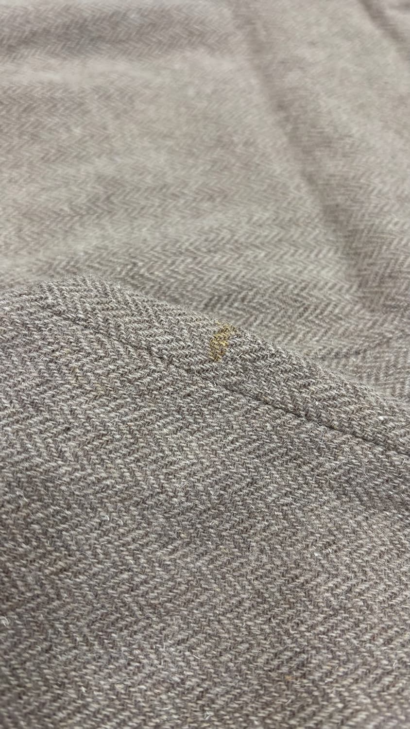 베이지 헤링본 핀턱 슬랙스 상품이미지2